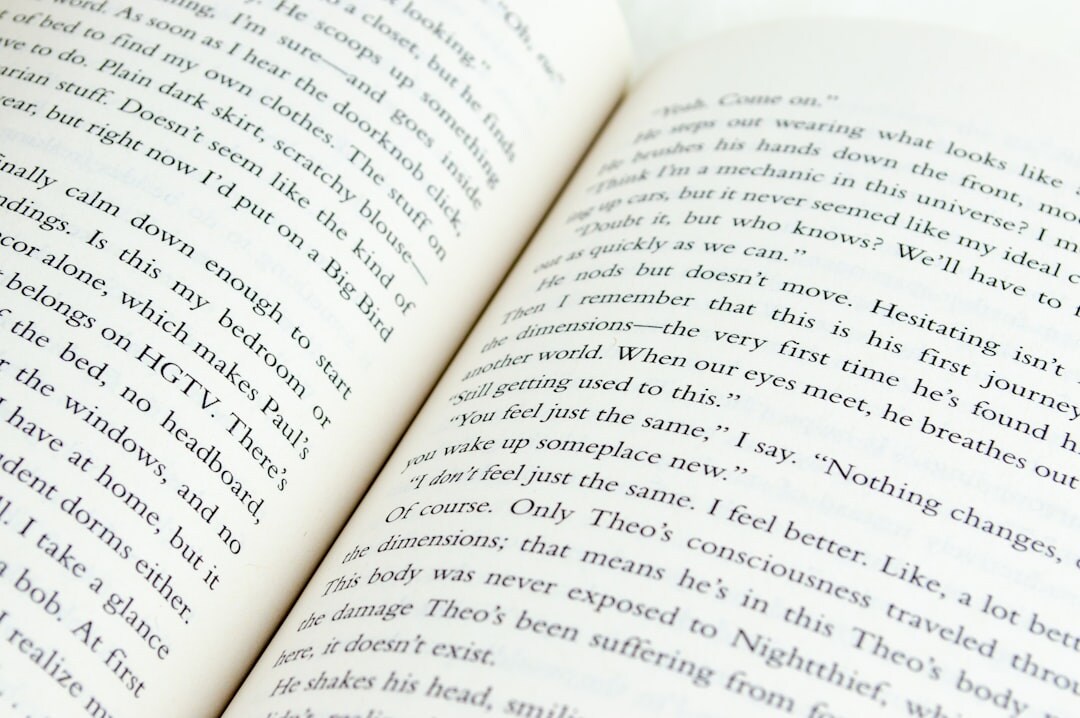 mystery book pages